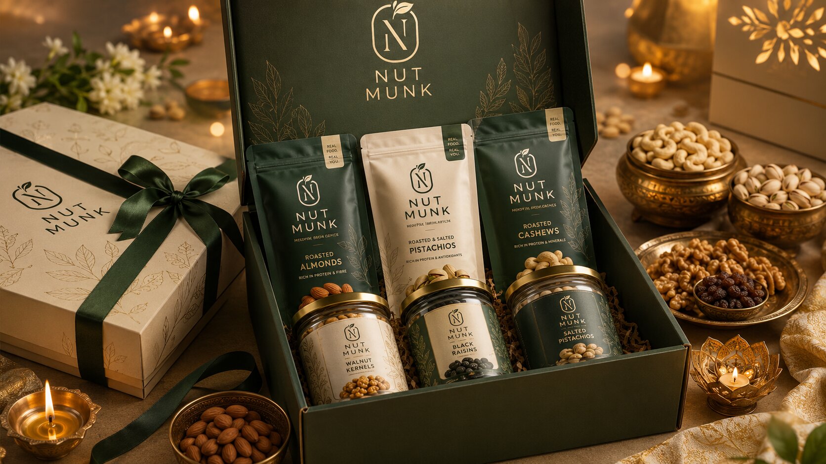 Nutmunk product range packaging